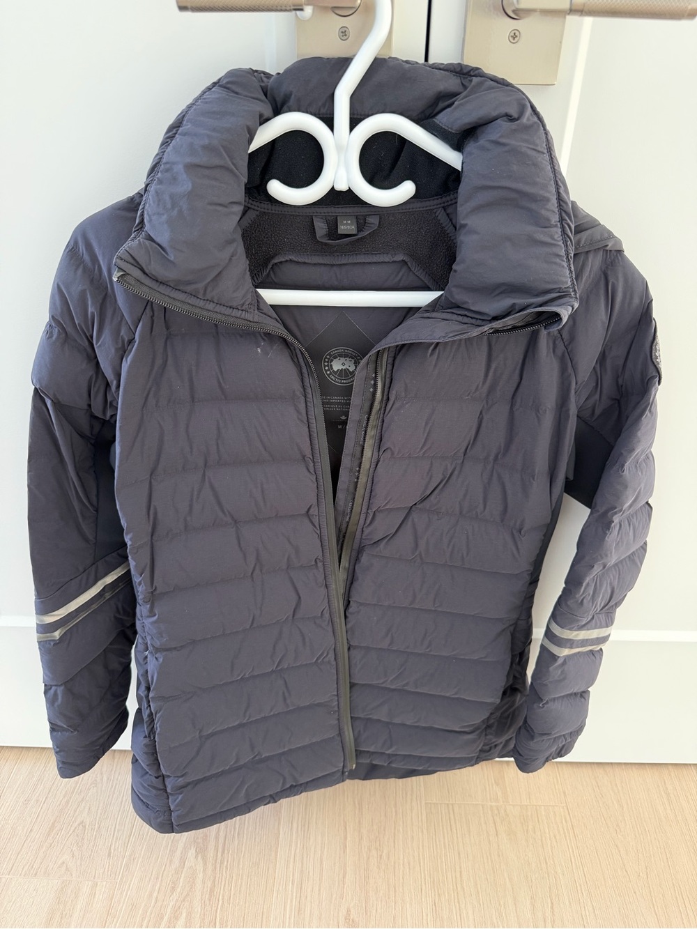 Canada Goose Men's Charcoal Quilted Puffer Jacket